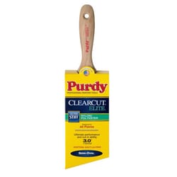 Purdy Clearcut Elite Angular Pip 3 in. Ultra Stiff Angle Wall Brush