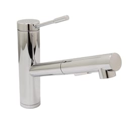 Huntington Brass Euro One Handle Chrome Pull-Out Kitchen Faucet