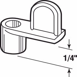 Prime-Line Zinc-Plated Silver Die Cast Screen Clip 1 pk