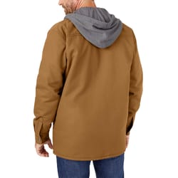 Dickies XL Long Sleeve Men's Hooded Jacket Brown