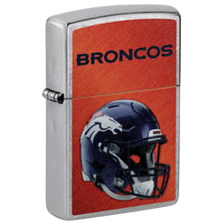Zippo NFL Silver Denver Broncos Lighter 2 oz 1 pk