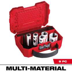 Milwaukee Hole Dozer Assorted Bi-Metal Hole Saw Kit 9 pc