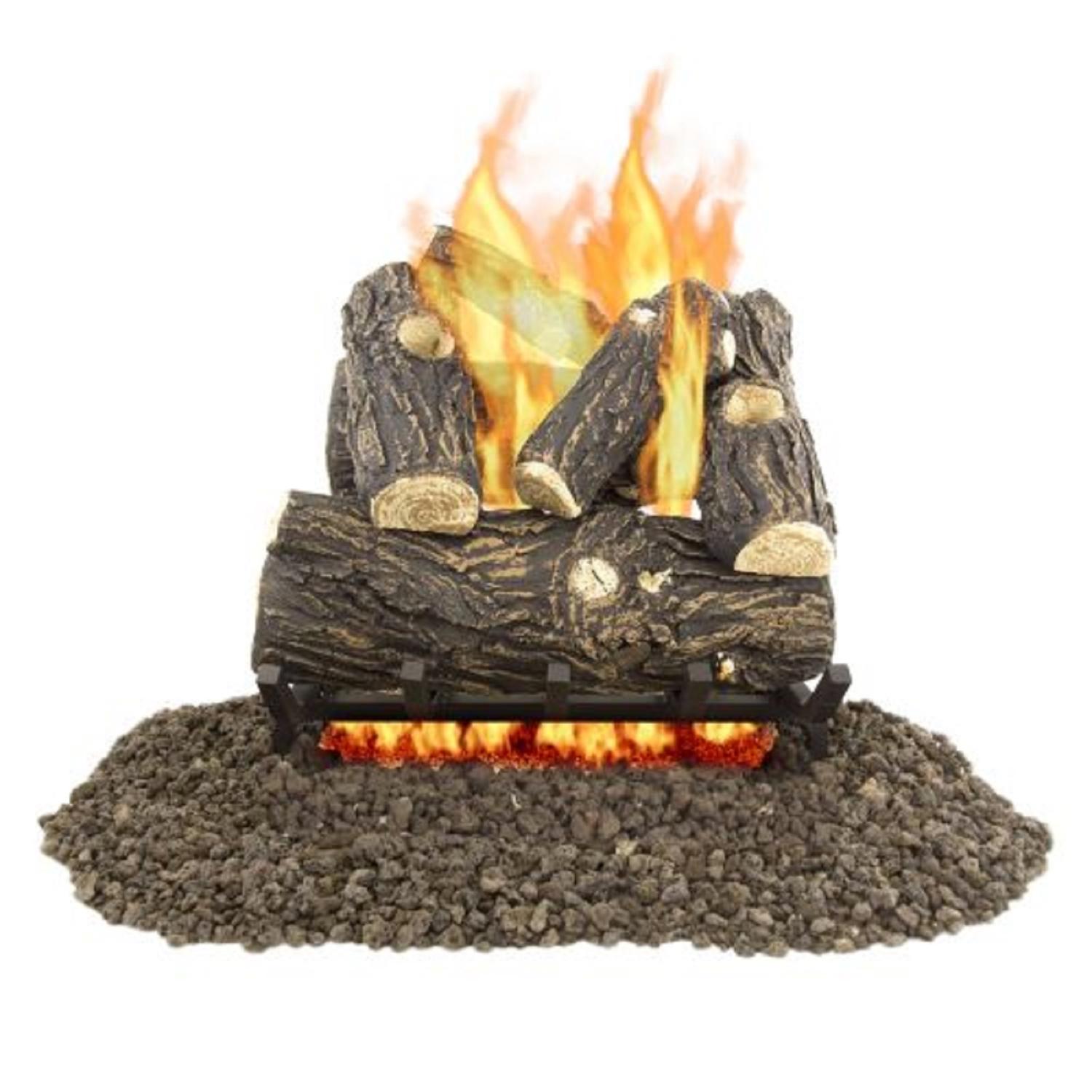 Pleasant Hearth Willow Oak Fireplace Log Set Unlimited hr 42 lb Sansujyuku sansujyuku.com