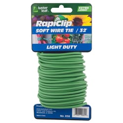 Luster Leaf Rapiclip 32 ft. W Green Coated Wire Plant Tie