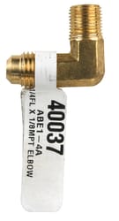 JMF Company 1/4 in. Flare X 1/8 in. D Male Brass Elbow