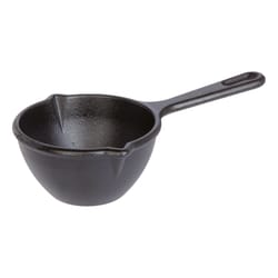 Lodge Logic Cast Iron Pot 5 in. 0.5 qt Black