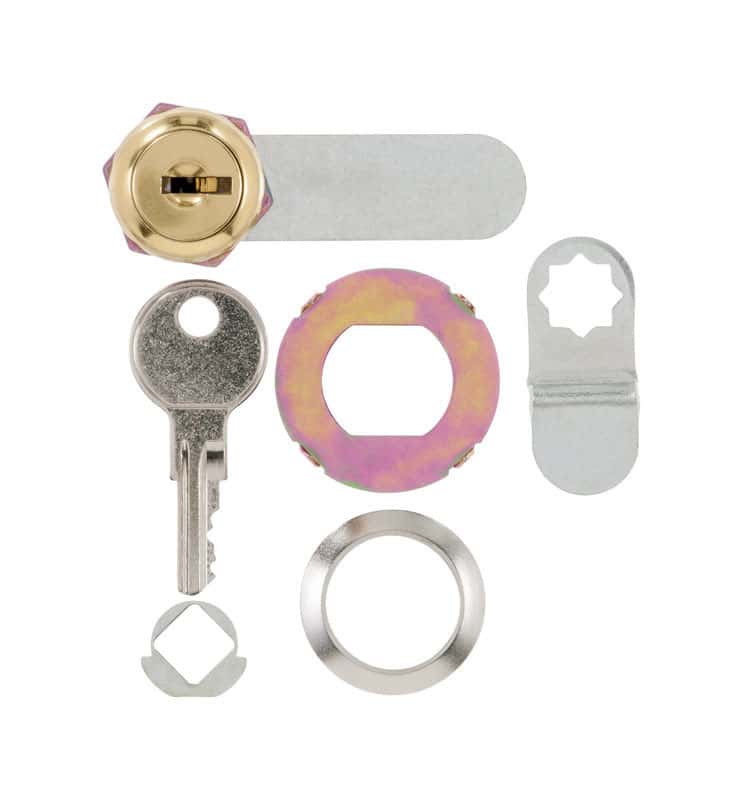 Ace Bright Brass Silver Brass Cam Lock Ace Hardware