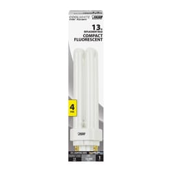 Feit 13 W PL 1.4 in. D X 5.2 in. L Fluorescent Bulb Cool White Compact 4100 K 1 pk