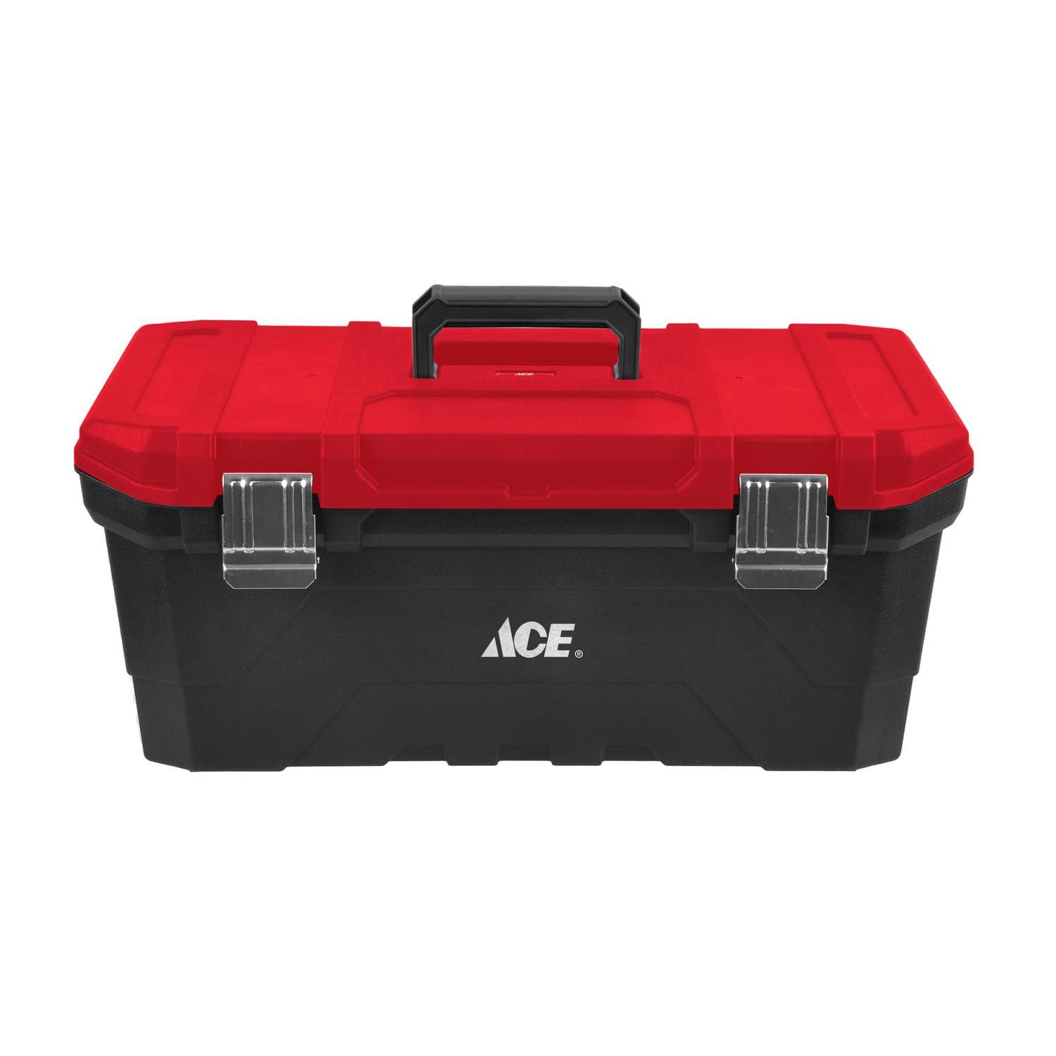 Ace 23 in. Toolbox Black/Red Mfr# ACEN320520 - Ace Hardware