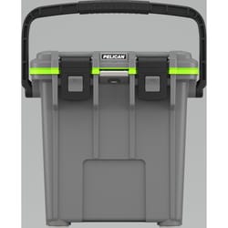 Pelican Elite Gray/Green 20 qt Cooler