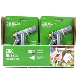 Home Plus Adjustable Shower and Stream Metal Hose Nozzle