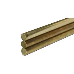 Brass Metal Rod 1/16" D X 12" 4 Rods 