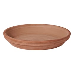 Deroma 1.4 in. H X 11.6 in. D Clay Rich Plant Saucer Chocolate