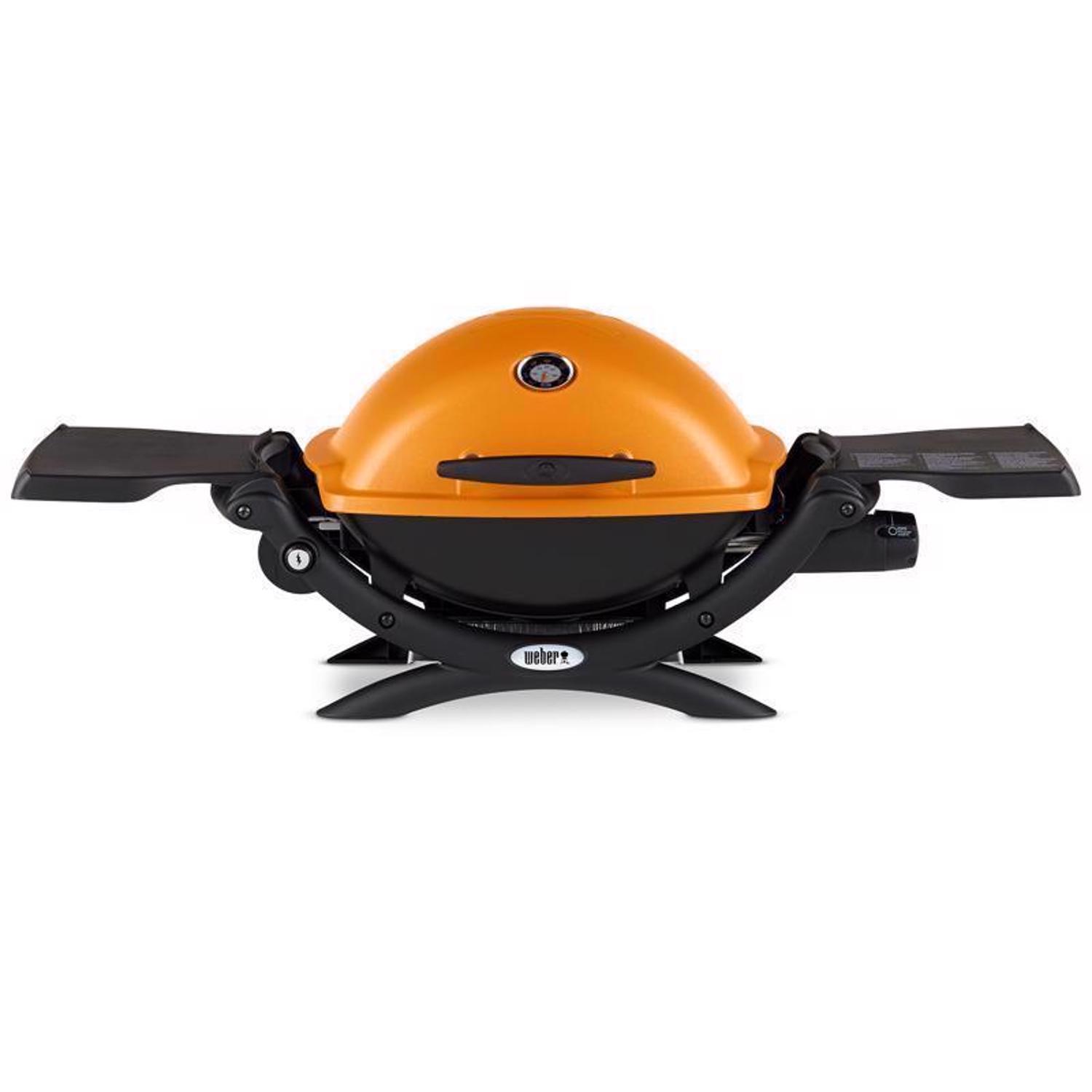 Weber Q1200 1 Burner Liquid Propane Grill Orange Sansujyuku sansujyuku.com