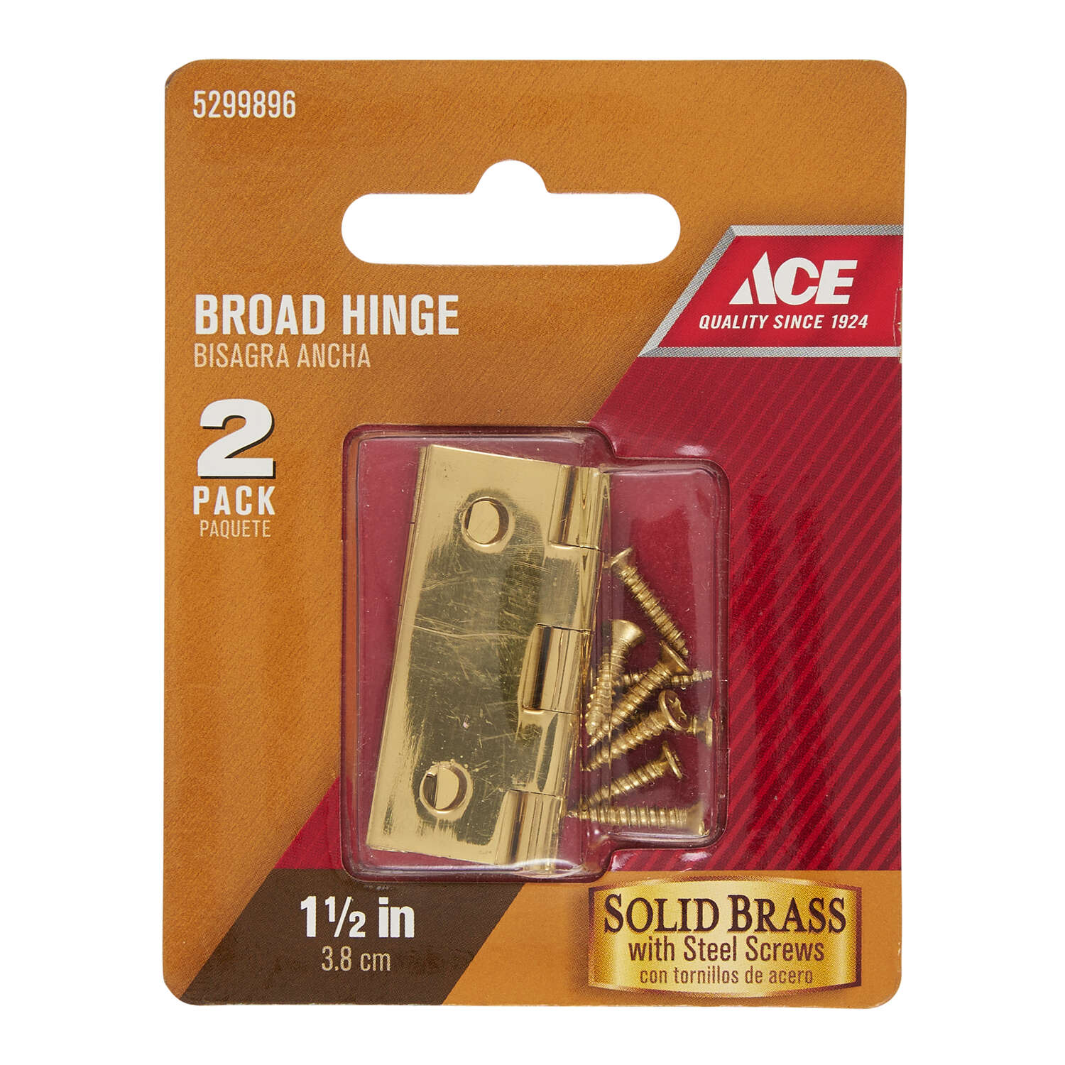 Etc 1 5/16" w x 1 3/8" L NOS 100 Small Brass Hinges for Box Lids,Small Doors 