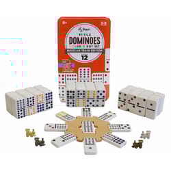 Regal Double 12 Mexican Train Dominoes Multicolored