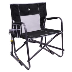 GCI Outdoor 1-Position Black Freestyle Folding Rocker