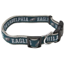 Pets First Team Colors Philadelphia Eagles Nylon Dog Collar Large