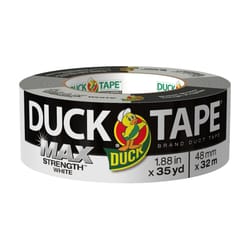 Duck MAX Strength 1.88 in. W X 35 yd L White Duct Tape