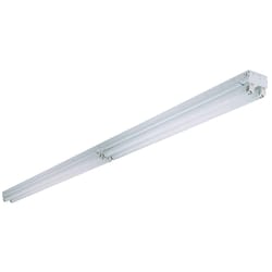 Lithonia Lighting 96 in. L White Hardwired Fluorescent T8 Light Fixture