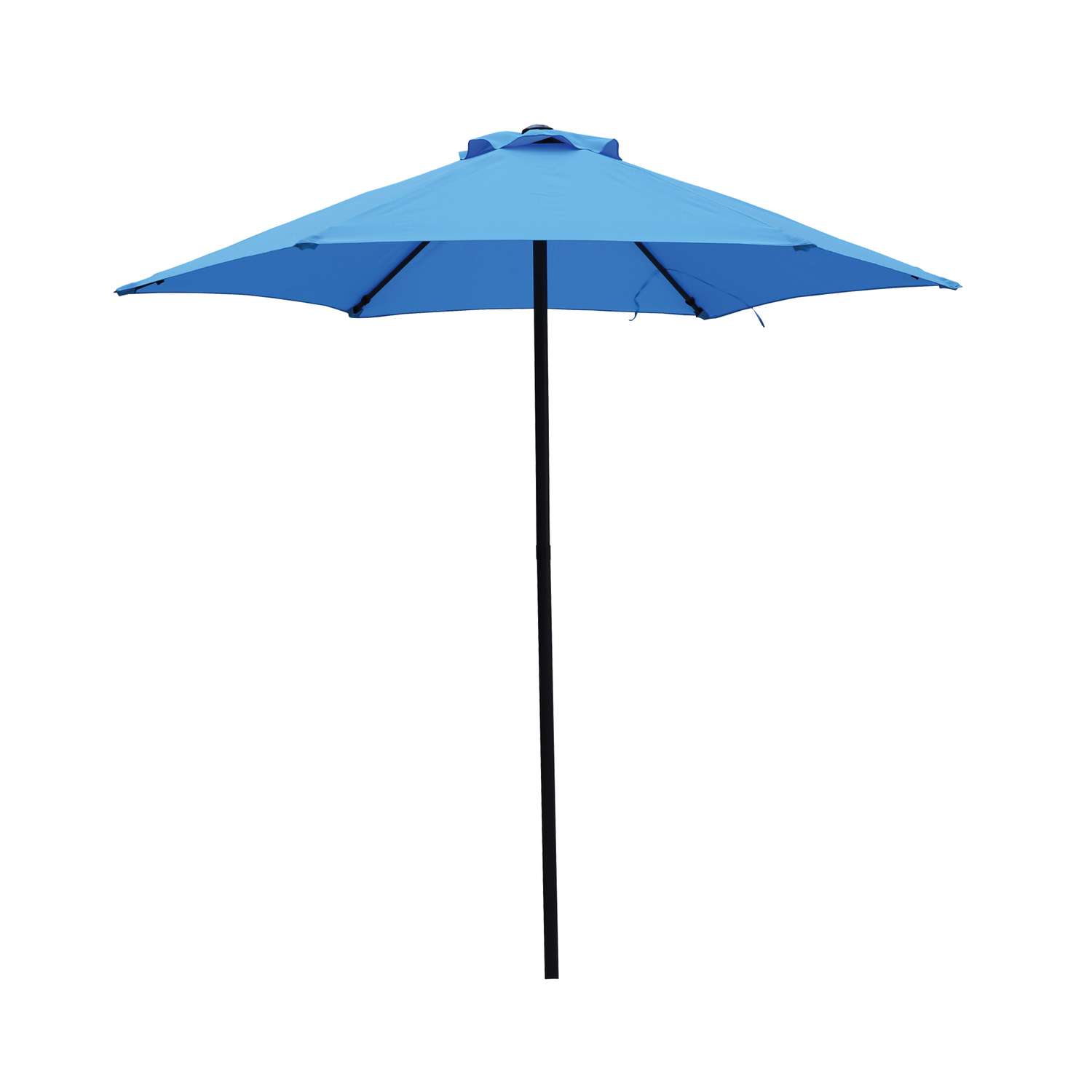 Living Accents 7.5 Blue Market Umbrella Ace Hardware
