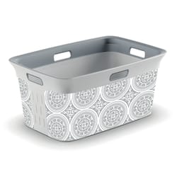 Mainstays Plastic Closet and Laundry Bin with Removable Dividers