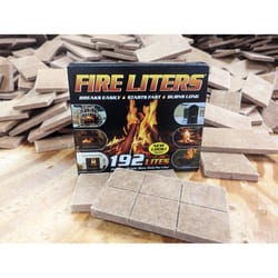 Fire Liters Wood Fiber Firestarter Log 192 pk