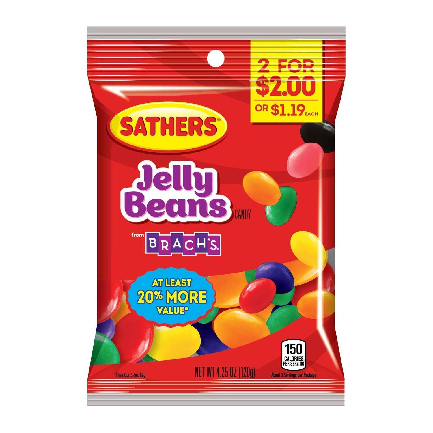 Sathers Brach's Fruity Jelly Beans 41/4 oz Ace Hardware