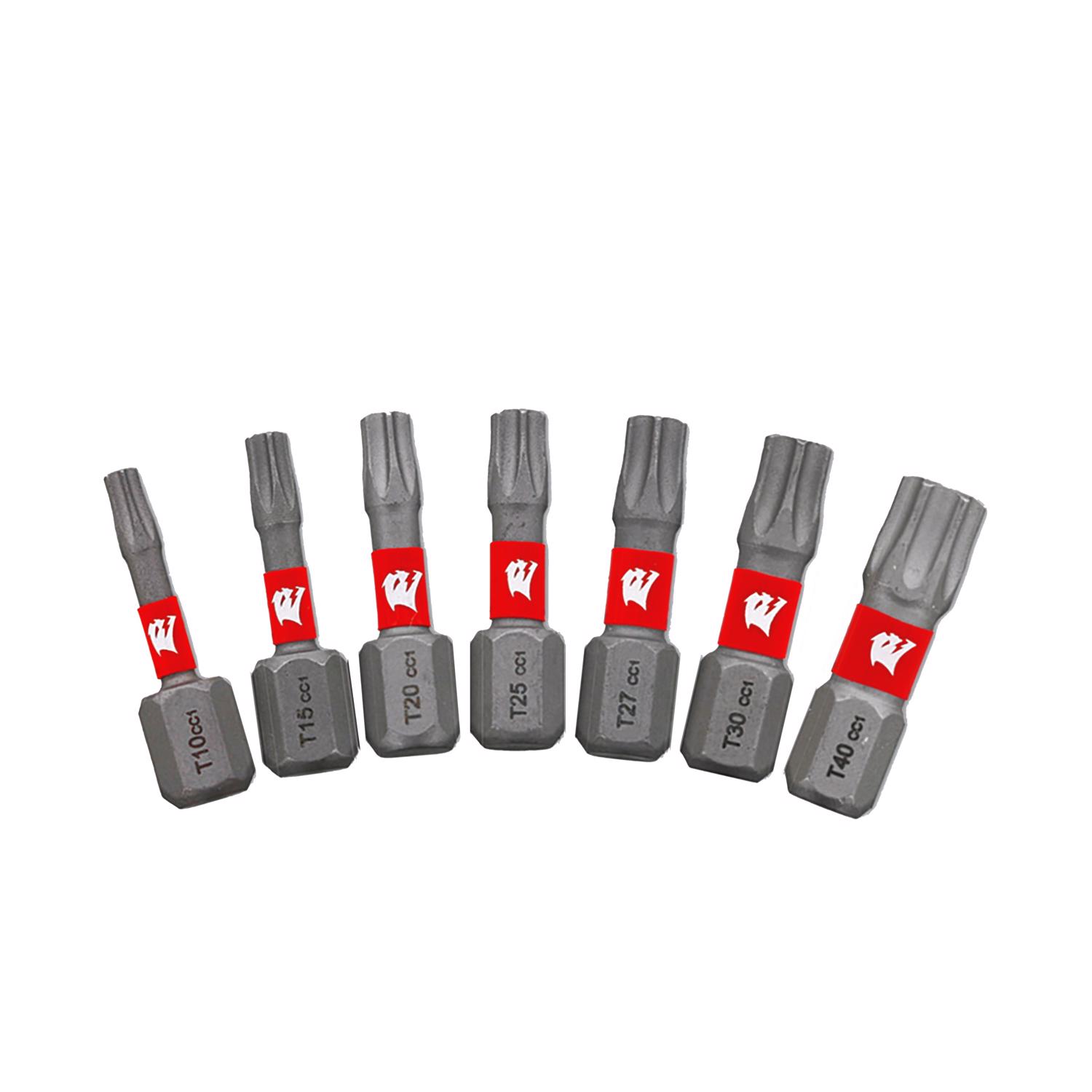 Diablo Torx Security Bits – 7-teiliges Set, #10 Bis #40, Für Schlagschrauber Geeignet