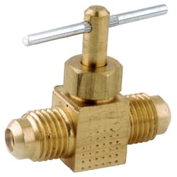 Anderson Metals 3/8 in. 3/8 in. Brass Needle Valve