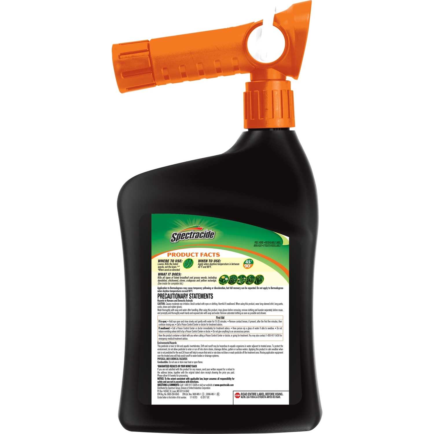 Spectracide Weed Stop Weed and Crabgrass Killer RTS HoseEnd Concentrate 32 oz. Ace Hardware