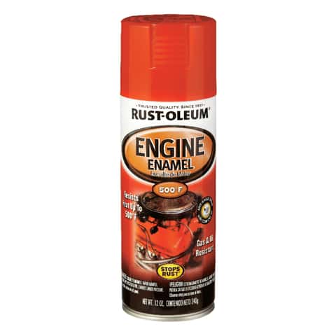 Rust-Oleum Stops Rust Smooth Chevy Orange Engine Enamel Spray 12 oz ...