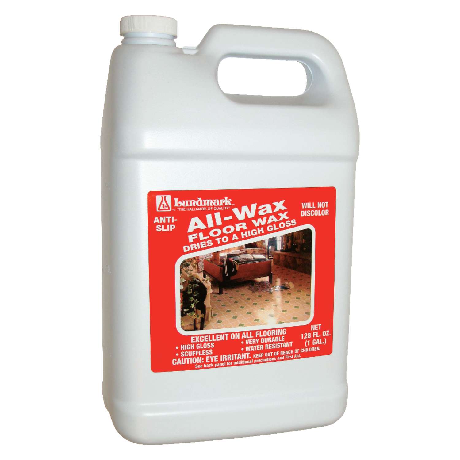 Lundmark All Wax High Gloss AntiSlip Floor Wax Liquid 1 gal Ace Hardware