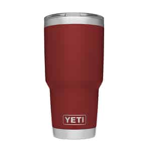 YETI  Rambler  Brick Red  Stainless Steel  Double Wall Tumbler  BPA Free 30 oz. 