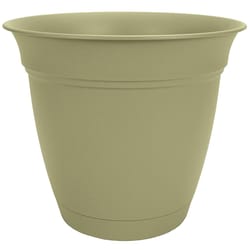 HC Companies Eclipse 17 in. H X 20 in. D Plastic Planter Sea Foam Green