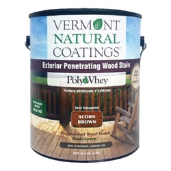 Vermont Natural Coatings PolyWhey Semi-Transparent Matte Acorn Brown Water-Based Penetrating Waterbo