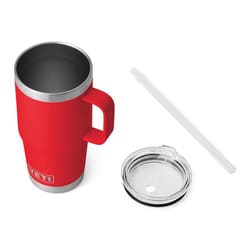 YETI Rambler 25 oz Rescue Red BPA Free Straw Mug