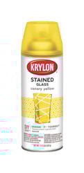 Krylon  Stained Glass  Translucent  Canary Yellow  Spray Paint  11.5 oz. 
