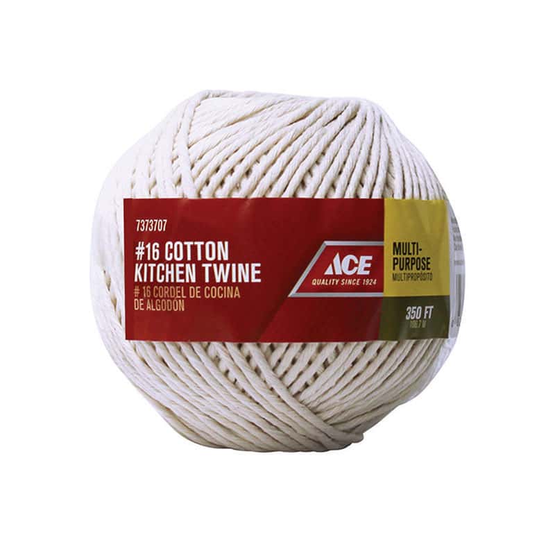 Ace 16 in. D X 350 ft. L White Twisted Cotton Twine Ace Hardware