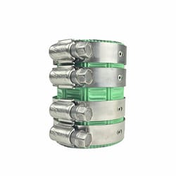 Fernco 1-1/2 in. Hub each X 1-1/2 in. D Hub PVC No Hub Coupling 1 pk