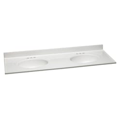 Design House Double Polished White Vanity Top