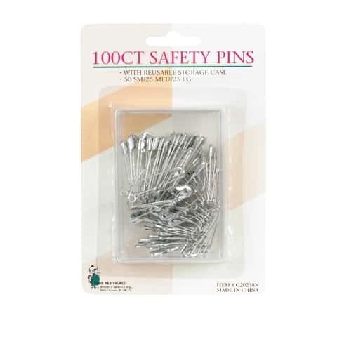 Safety Pin Plastic Badge Holder Straps With Metal Safety Locks 