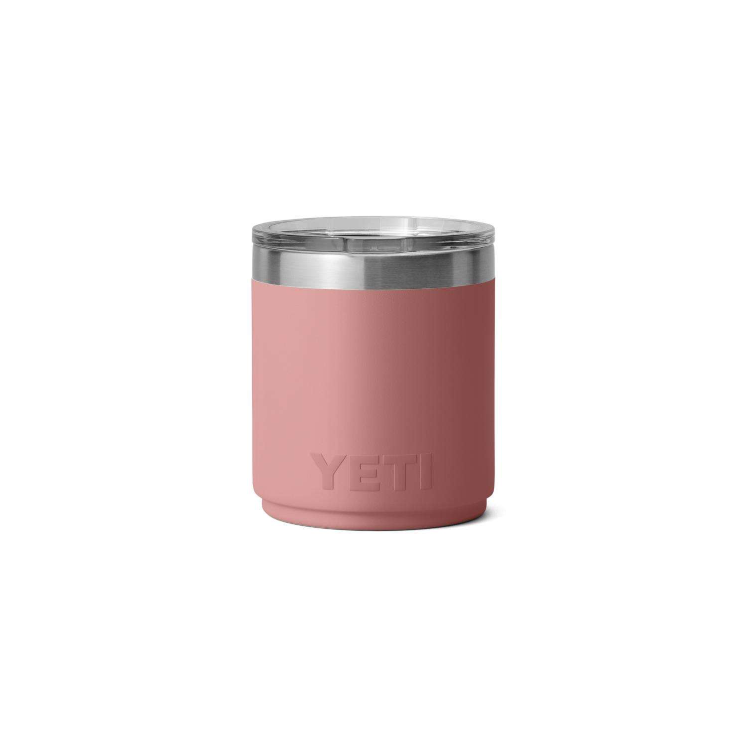 YETI Rambler 10 oz Sandstone Pink BPA Free Lowball 2.0 Tumbler with  MagSlider Lid