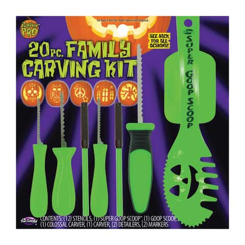 FunWorld 1 X Colossal Pumpkin Carving Kit Assorted Colors