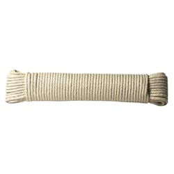Ace 1/4 in. D X 100 ft. L White Solid Braided Cotton Cord