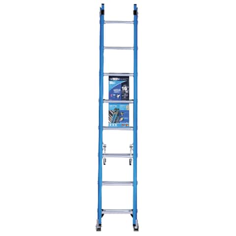 Werner 16 ft. H Fiberglass Telescoping Extension Ladder Type I 250 lb. capacity Werner 16 ft. H Fiberglass Telescoping Extension Ladder Type I 250 lb. capacity