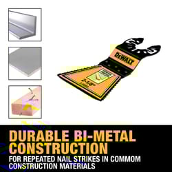DeWalt 2-1/8 in. Bi-Metal 3-Sided Oscillating Blade 1 pk