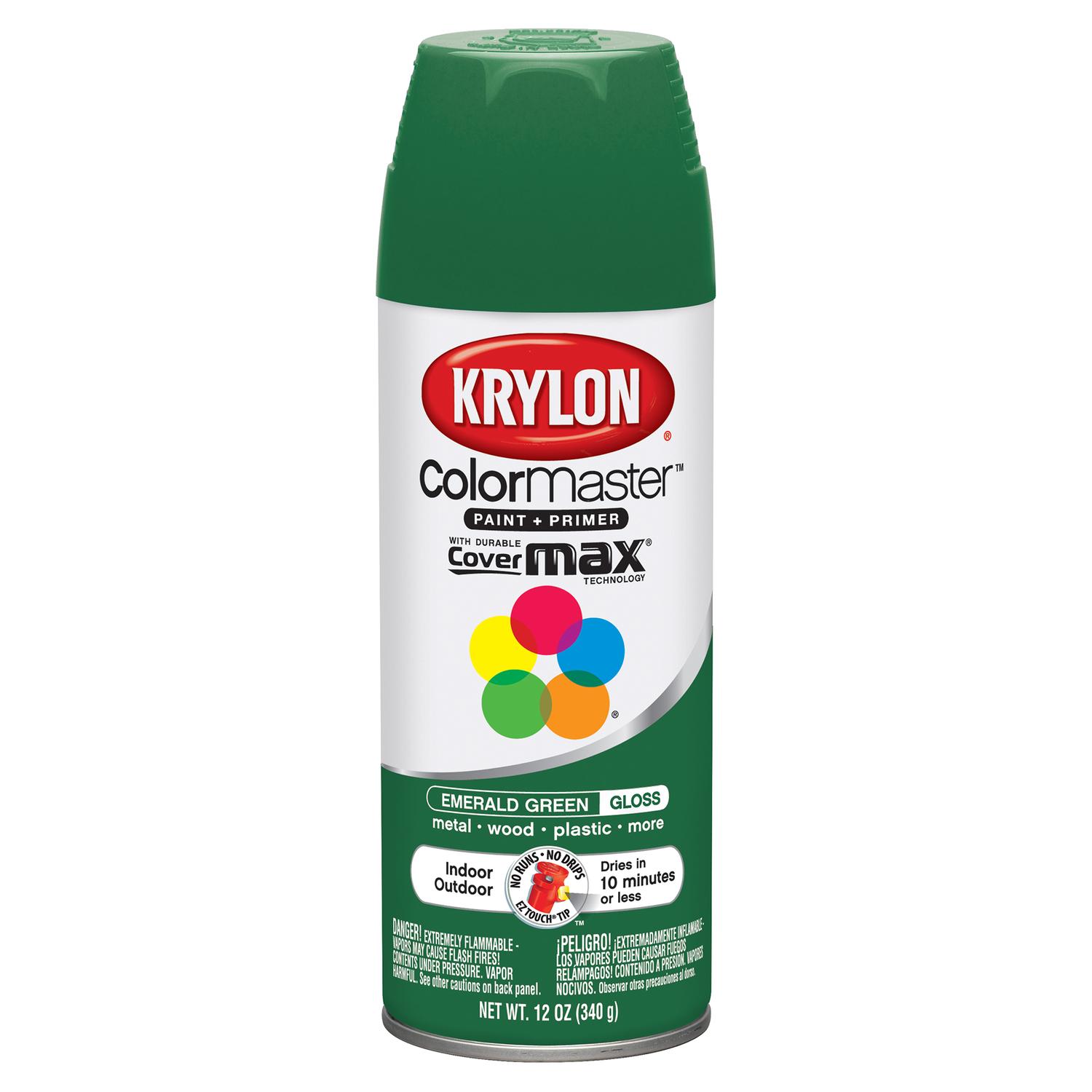 UPC 724504020165 product image for Krylon 12oz Indoor/Outdoor Spray Paint in Emerald-Green Gloss (K05201600)-6 Pack | upcitemdb.com