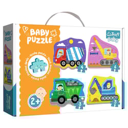 Trefl Vehicles on the Construction Jigsaw Puzzle Multicolored 18 pc