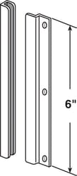 Prime-Line 6 in. H X 6 in. L Brass-Plated Steel Latch Guard